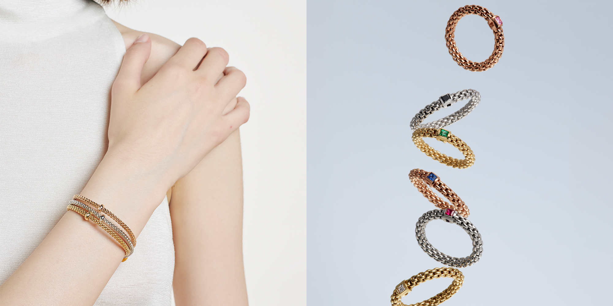 FOPE’s Flex’it bracelets and rings