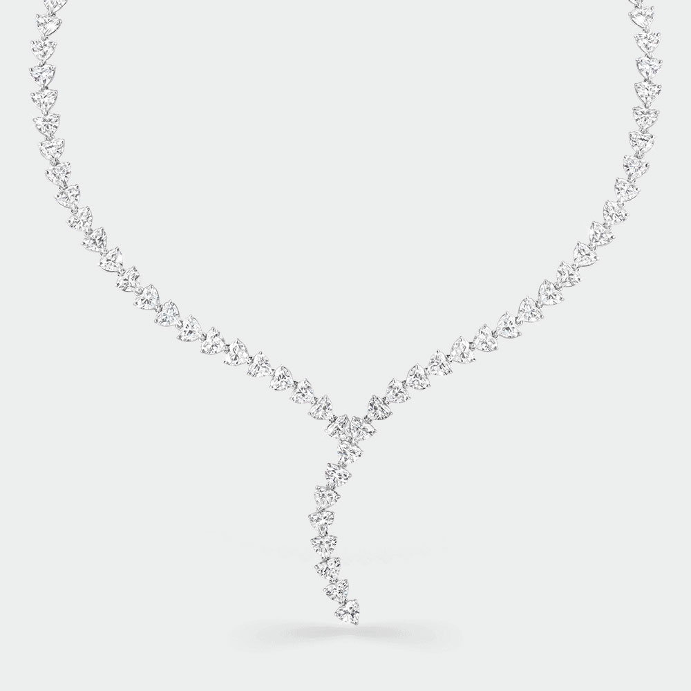 Diamond riviera necklace | SUEN