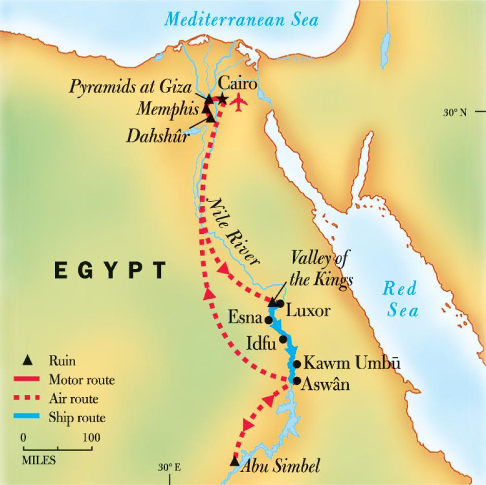 egypt map