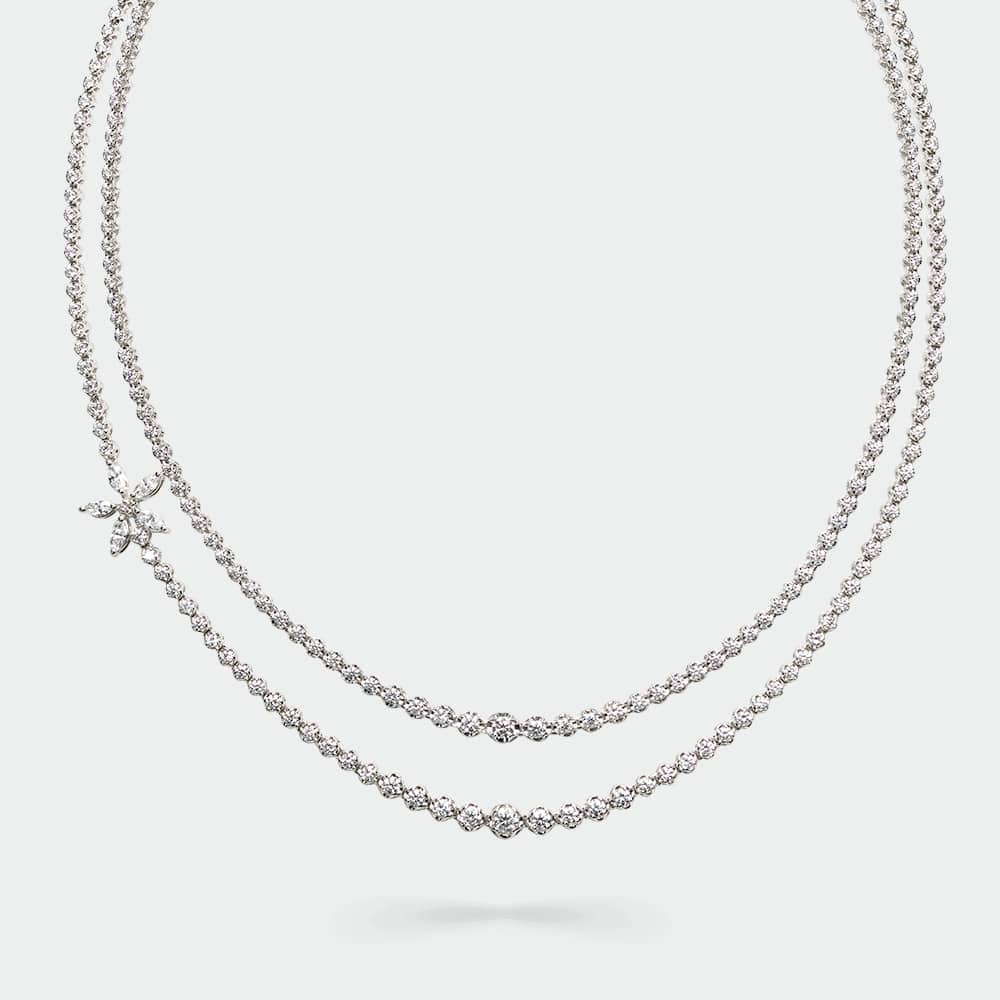 Long Diamond Necklace | SUEN