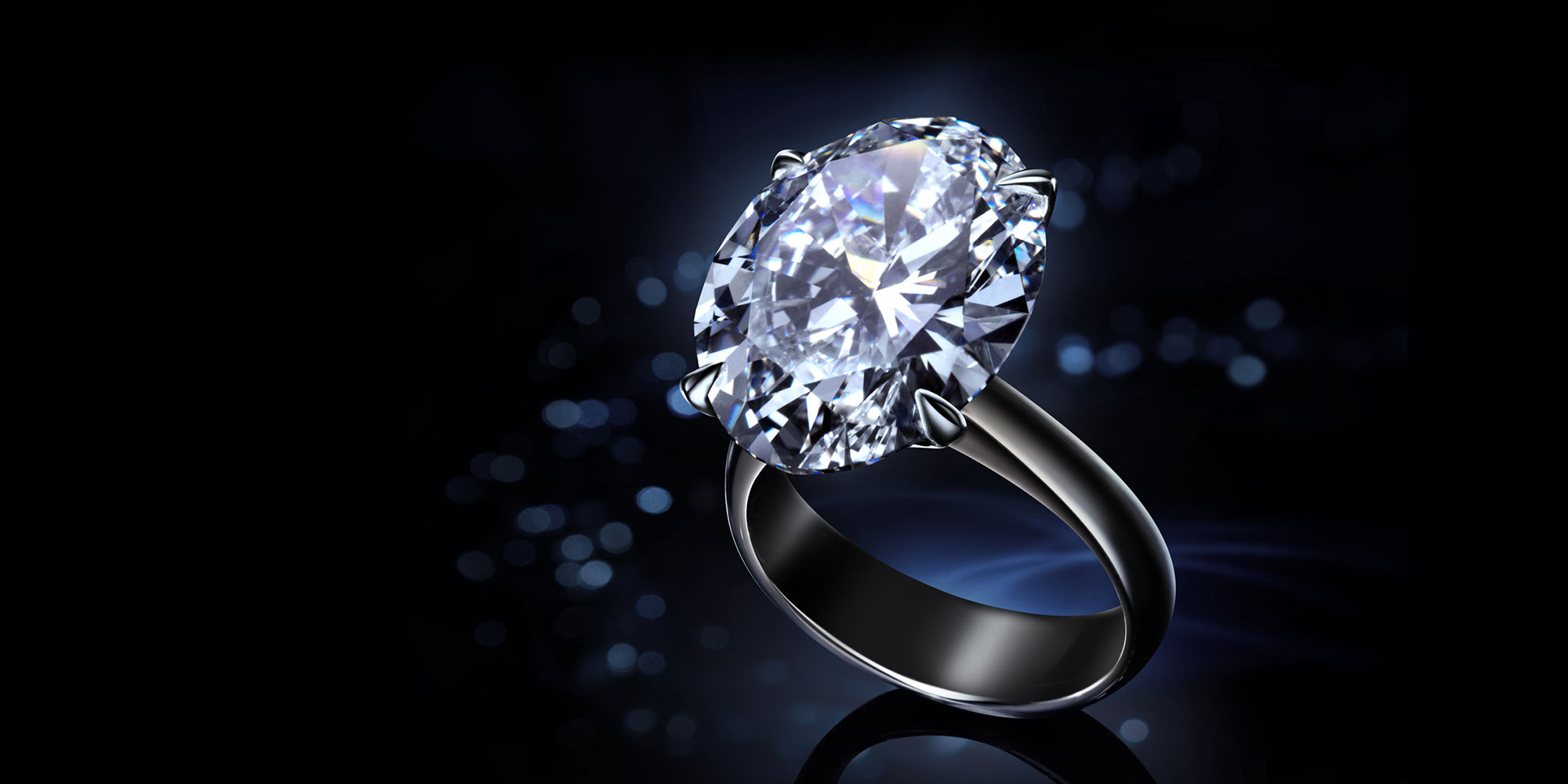 Oval cut diamond ring | SUEN