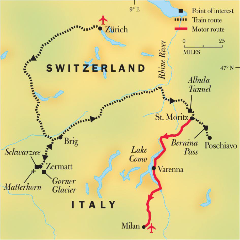 Switzerland map